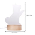 thumbnail image 2 of HINTRMENT 1Pcs Adorable Lamp Creative Lamps Bamboo Multi Colored with 3D Visual Effect for Office Use, 2 of 3