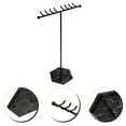 thumbnail image 2 of Hanging Jewelry Organizer T Shaped Necklace Display Stand Tabletop Iron Jewelry Storage Rack, 2 of 8