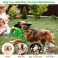 thumbnail image 4 of Juguete para perro Letsmeet, gran cocodrilo de peluche con chirriador, 4 of 7