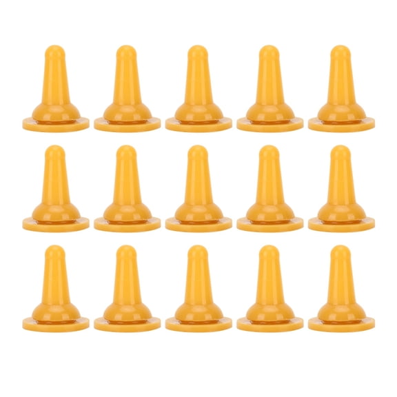 AXTQH 15Pcs Silicone Pet Feeding Bottle Nipples for Cats and Dogs, Soft Safe Durable