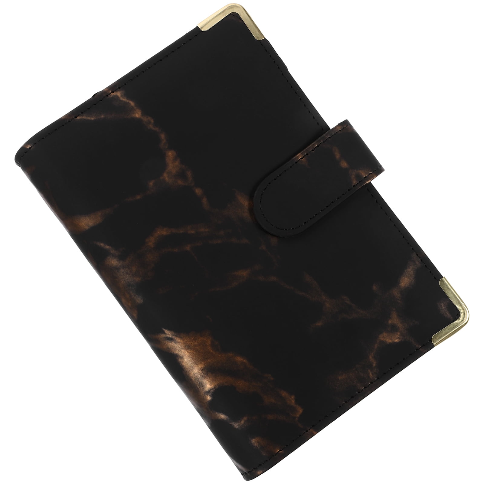 FESTFENDS Back to School binder accessory Loose-leaf Binder Gray PU 1Pack for Recipients