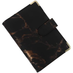 FESTFENDS Revenir à l'accessoire classeur scolaire Loose-leaf Binder Gray PU 1Pack pour les bénéficiaires