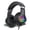 Black, variant on Wired Gaming Headsets for PS4 PS5 Switch Xbox One PC with 3.5MM,RGB Light, Noise Canceling Mic,Surround Sound,Over Ear Muffs Gaming Headphones,White