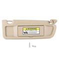 thumbnail image 1 of Right Sun Visor 83230SNAA01ZB Replacement Parts for Honda Civic 2006-2008 (Beige), 1 of 2