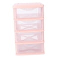 thumbnail image 4 of TOYMYTOY 1Pc Pink Makeup Storage Case Durable PP Plastic Desk Organizer, 4 of 8