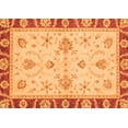 thumbnail image 1 of Ahgly Company Indoor Rectangle Abstract Orange Modern Area Rugs, 8' x 12', 1 of 4