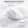 thumbnail image 6 of Diabetic Ankle Socks for Men Women Non Binding Loose Fit Breathable Socks for Neuropathy Edema Foot Health Daily Wear 5 Pairs, 6 of 7