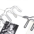 thumbnail image 2 of WORGEOUS  2 Pcs Metal Music Book Clip Clips Bookmarks Weighted Page Holder Black, 2 of 8
