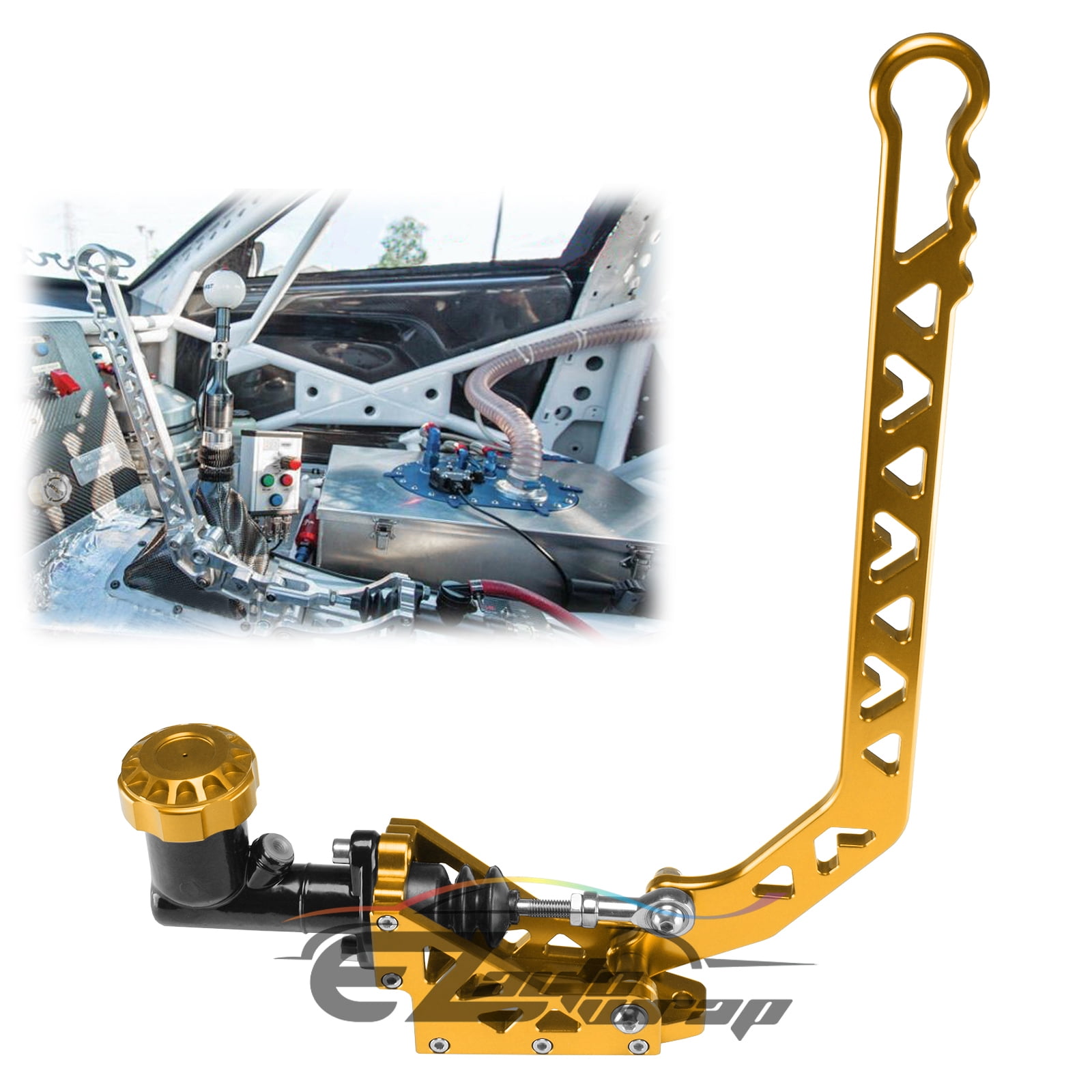 Oil Tank HB10 Details about   Gold Hydraulic Racing Hand E Brake Drift Handbrake Lever Gear 