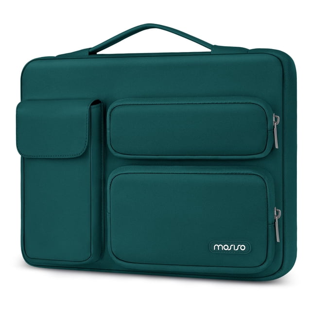 Funda para portátil MOSISO 13.3 pulgadas con protección 360, verde azulado