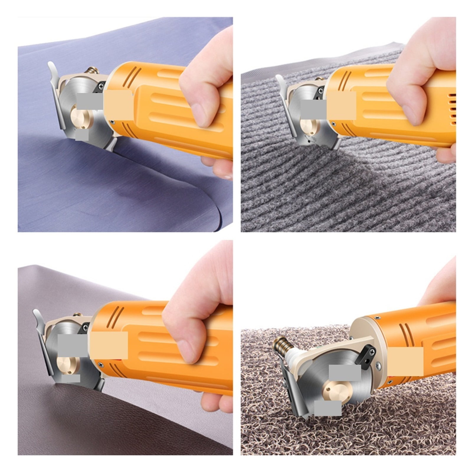 Electric Fabric Scissors Rotary Blade Fabric Tool Leather Fabric Electric Cutter Kit Cutting Saw Tool ,Sharp & Durable