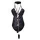 thumbnail image 5 of Maplople Exquisito conjunto de lencería de cuero artificial para mujer Babydoll Intimates ropa de dormir, 5 of 5