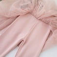 thumbnail image 6 of Esho Little Girls Footless Leggings with Ruffle Tulle Tutu Skirts, Toddler Girls Casual Cotton Pantskirt Dance Leggings, 2-8 Years, 6 of 8