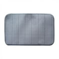 thumbnail image 3 of Cobblestone- Embossed Bathroom Bath Mat Non-slip Carpets In Wash Basin Bathtub Side Floor Rug Shower Room Doormat Memory Foam Pad, 3 of 8