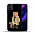 thumbnail image 4 of Lindo Oso De La Moda Carcasa Protectora Para IPhone 11 12 13 Pro XS Max XR X 6 6S 7 8 Plus 5S SE 2020 12Mini Cubierta De Silicona Suave, 4 of 4