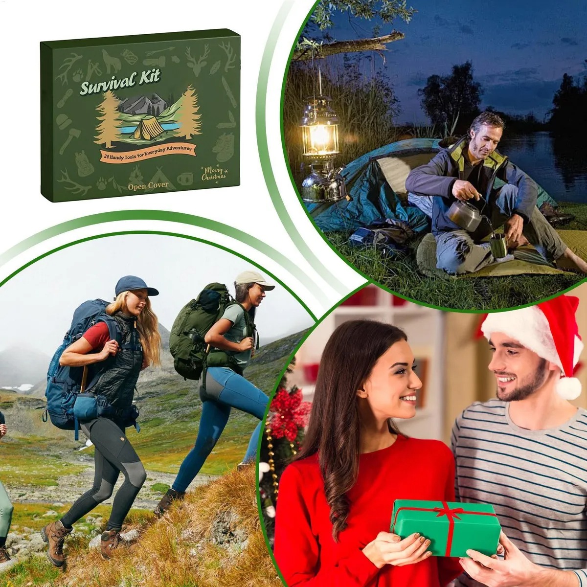24-in-1 Multipurpose Survival Tool Kit for Outdoor Enthusiasts