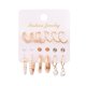 thumbnail image 5 of Pendientes Salvador Joya Elegante 9 Pares de pernos de animales para Mujer, 5 of 10