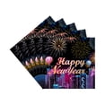 thumbnail image 2 of LIORAGLJ 6.5x6.5x0.39 Inch Holiday Paper Napkins New Year Party Supplies 20 Pack Disposable Decor, 2 of 6