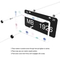 thumbnail image 5 of Cute Jellyfish License Plate Frames Universal Aluminum Tag Holder Cover with 2 Holes Screws for Front Rear Car Plate Decor 12x6 Inch for Women Men, 5 of 6