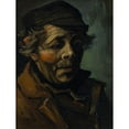 thumbnail image 3 of Vincent van Gogh 15x18 Black Modern Framed Museum Art Print Titled - Head of a Peasant (1884), 3 of 5