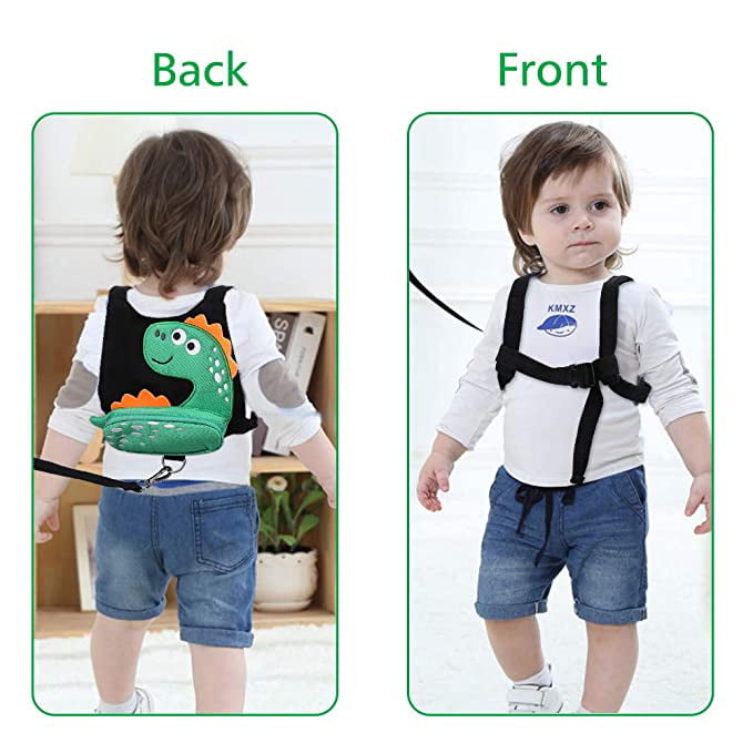 Child Walking Wristband Assistant Strap Belt for Baby Boys Black Anti Lost Wrist Link Toddler Harness Safety Leashes Accmor Dinosaur Harness Leash 