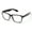 Black, variant on IG Unisex Clear Lens Two Tone Cute Fancy Bow Fashion Glasses in Black