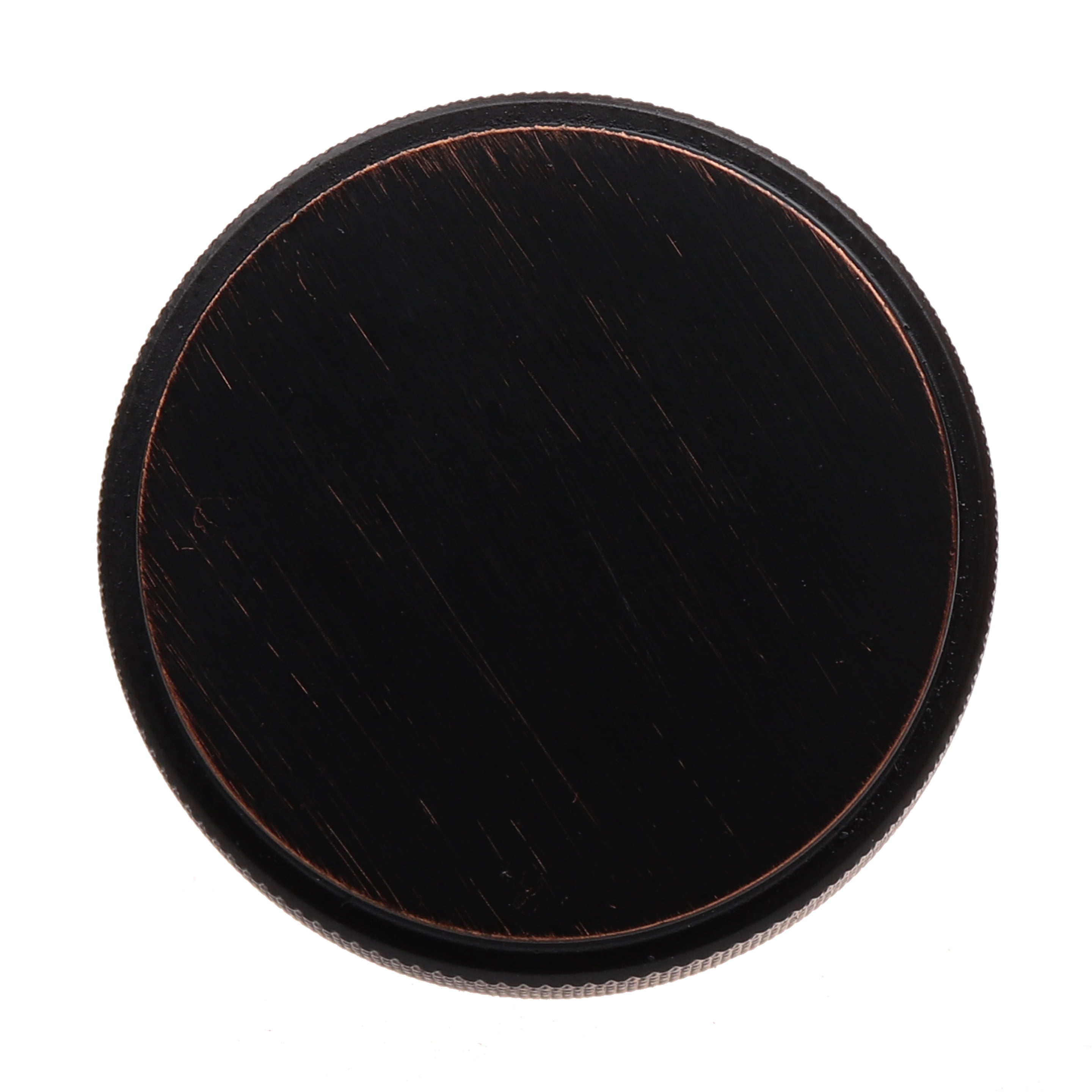GlideRite 1-1/2 in. Solid Round Knurled Cabinet Knob, Oil Rubbed Bronze, Pack of 25