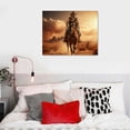 thumbnail image 4 of Nawypu Western Cowboy Wall Art Rustic Cowboys Pictures Wall Decor Vintage Cowboy Horse Canvas Prints Inspirational Quotes Painting Modern Artwork Home Decoration for Bathroom Bedroom Living Room, 4 of 4