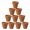 Brown, variant on Raindrops 10Pcs 3.5x3.5cm Small Mini Terracotta Pot Clay Ceramic Pottery Planter Cactus Flower Pots Succulent Nursery Pots Great for Plants Crafts Wedding Favor