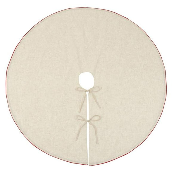 56 in. Toscana Tree Skirt with Red Piping