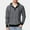 Gray, variant on Men's Athletic Hoodies Classic Striped Printed Casual Sportswear & Fitness Hooded Sweatshirts with Button Drawstring Pockets Loose Long Sleeve Shirt Pullover Top