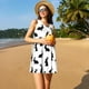 thumbnail image 3 of Fotbe Black Rabbit Vestido de Verano sin Mangas para Mujer – Vestido Midi Línea A, Estilo Camiseta Floral, Vestido Playero Casual y Fluido, 3 of 7