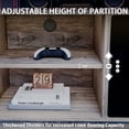 thumbnail image 6 of Waleaf 80" Modern Fireplace TV Stand with 36" Fireplace for TVs Up to 90", 2 Tier TV Console Stand for Living Room, 6 of 7