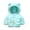 Blue 2, variant on Baby Girls Boys down Cotton Jacket Ears Hooded Toddler Cotton Coat Fall Winter Warm Puffer Clothing Short Outerwear for 6 Months-4 Years