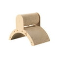 thumbnail image 2 of kusrkot Pont en Arche pour Chat Planche à Gratter Ondulée Stable Recyclable Planche à Gratter pour Chat Marron Taille m, 2 of 9