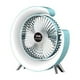 thumbnail image 3 of 7 Colores 3 De Velocidad Recargable Lámpara Mini Ventilador Estructura Rosa Aspas Blanco Diámetro 6 Material De Las Aspas Plástico, 3 of 8
