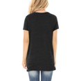 thumbnail image 3 of Birdeem T-Shirt Mode Femme Col en V Manches Courtes Blouse Ample, 3 of 12