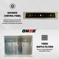 thumbnail image 3 of ONEX® Hotte de Cuisinière de 36 Pouces à Conduits sous Armoire en Acier Inoxydable Noir, 3 of 7