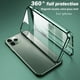 thumbnail image 2 of Funda de teléfono de lujo para IPhone X XR XS 6 6S 7 8 11 12 13 Plus Mini SE Pro MAX 2020 360, carcasa de cristal doble, funda de adsorción magnética Tan Jianjun unisex, 2 of 2
