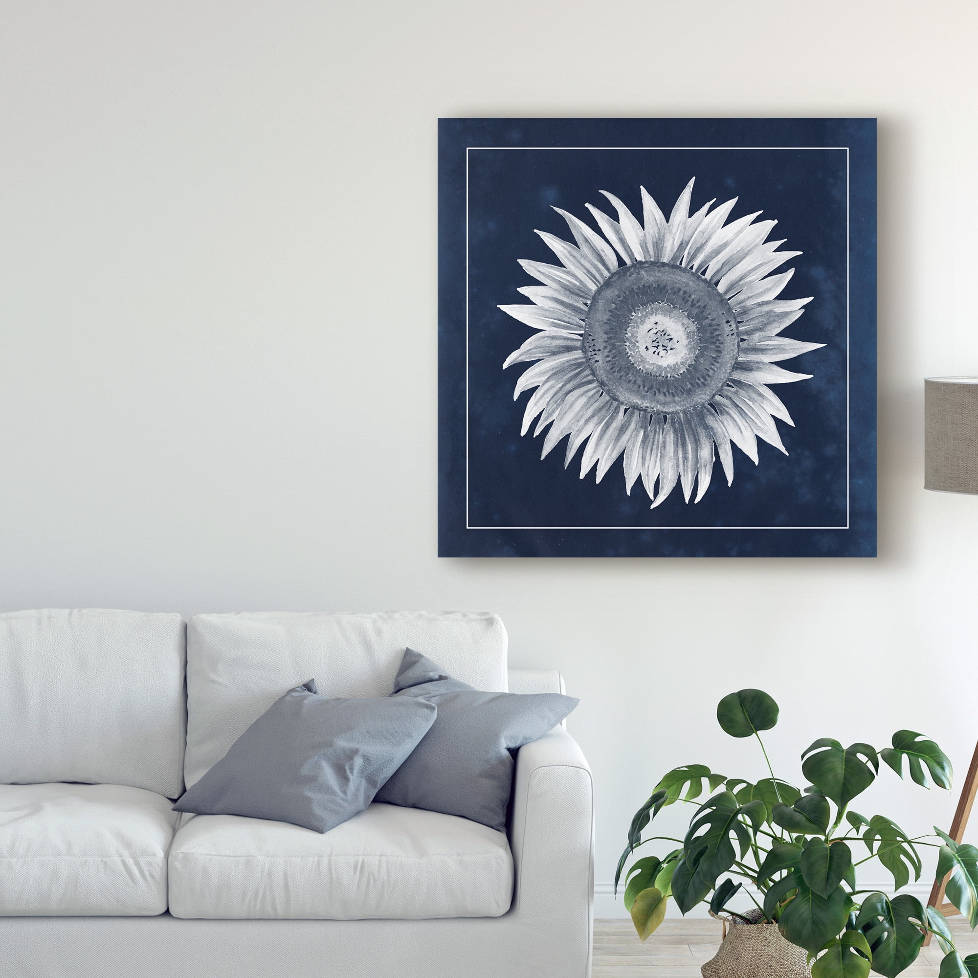 Trademark Fine Art 'Moon Flower I' Canvas Art by Grace Popp