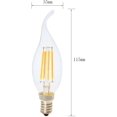 thumbnail image 4 of 5 Pcs Ampoule LED Filament E14, Ampoules à Bougie, Ampoule à Vis Blanc Chaud, 4 of 4