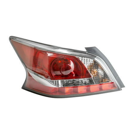 Nissan Altima Tail Light Cover - TYC 11-6480-90-1 Left Side Tail Light Assembly for 14-15 Nissan Altima NI2800203