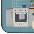 thumbnail image 4 of Smooth Fox Terrier Kitchen Scene Dish Drying Mat, 4 of 7