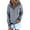 Grey, variant on Holzkary Hoodies for Womens 2025 Button Collar Drawstring Hooded Pullover Sweatshirt Casual Long Sleeve Tops Shirts Long Casual Down for Pocket Pullover Sleeve Button V Neck Sweatshirts Army Green L
