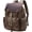 Army Green, variant on Waxed Canvas Backpack Casual Laptop Rucksack DayPack for Travel/Hiking/School