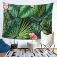 thumbnail image 4 of YFYANG Tropical Green Leaf Texture Tapestry, Bedroom Dormitory Living Room Decoration Tapestrys Wall Hanging , 80 x 60 in, 4 of 8