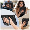 thumbnail image 5 of FJLBDE Case for Lenovo Tab K10 / M10 FHD Plus 10.3 inch with 360 Kickstand, Shoulder Strap Carrying Protective Cover, Black, 5 of 6