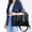 Black, variant on Women Backpack, Large Capacity Backpack, Travel Backpack with Vintage Design, Multi-Way Carry, 11.02 Inch Laptop Compatible, for Commuters, Travel & School