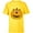 Yellow, variant on Disney and Pixar's Monsters, Inc. Mike-O'-Lantern - Short Sleeve T-Shirt for Kids - Customized-Navy
