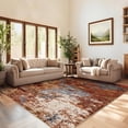 thumbnail image 4 of Garvee 6x9 Abstract Area Rugs Living Room Rug, Modern Washable Non-Slip Rugs Print Accent Carpet Stain-Resistant Low Pile Rug for Bedroom Dining Room Office Farmhouse, Red, 4 of 9